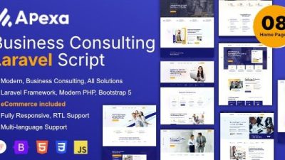 Apexa v1.4.0 Multi-Purpose Business Consulting Laravel Script [Activated]