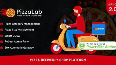 PizzaLab v2.0 Pizza Delivery Shop Platform
