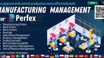 Manufacturing Management module for Perfex CRM v1.0.5