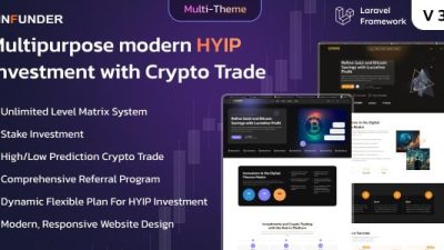 FinFunder v3.1 HYIP Investments and Crypto Trading on the Matrix Platform