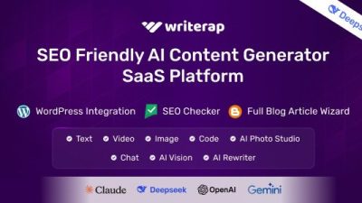 Writerap v1.2.0 AI Content Generator with SEO Optimizer SaaS Application