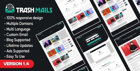 Trash Mails (v2.0) Temporary Email Address System [Activated]