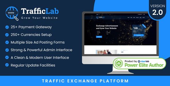 TrafficLab v2.0 Traffic Exchange Platform 