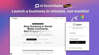 AI Social Replier SaaS v1.0 – GPT Response Generator