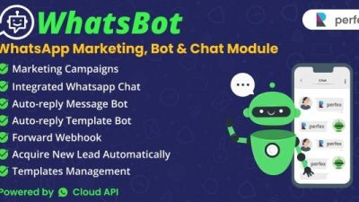 WhatsBot v3.0.0 – WhatsApp Marketing, Bot & Chat Module for Perfex CRM
