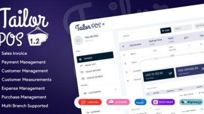 TailorPos v1.3.1 Pos and Order Management System