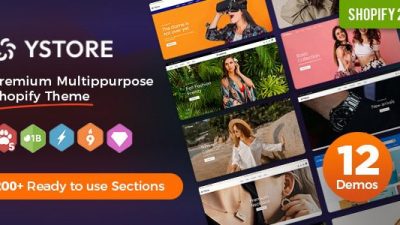 YStore (v1.2.4) Multipurpose Fashion Shopify Theme