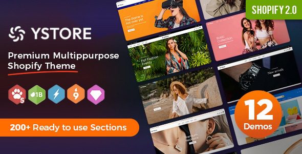 YStore (v1.2.4) Multipurpose Fashion Shopify Theme