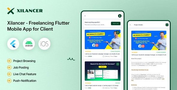 Client Flutter Mobile App (13 June 2024) – Xilancer Freelancer Marketplace Platform