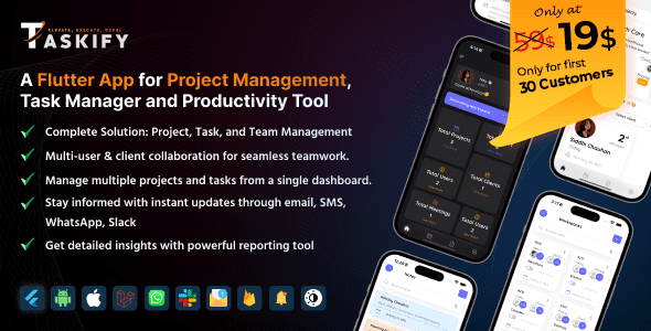 Taskify Flutter App源码下载