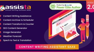 Assista v2.0 - Content Writing Assistant as SAAS [Activated]