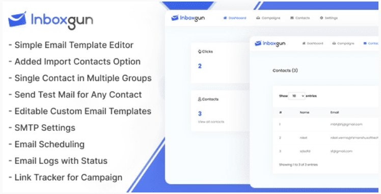 InboxGun v1.0.2 – Email Marketing Application
