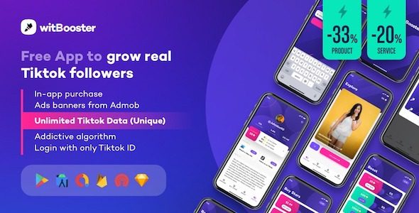 WitBooster v2.3.0 – Free App to grow real Tiktok video followers for Android