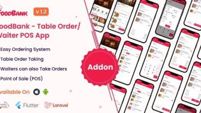 FoodBank v1.4 Table Order/Waiter Point Of Sale (POS) App