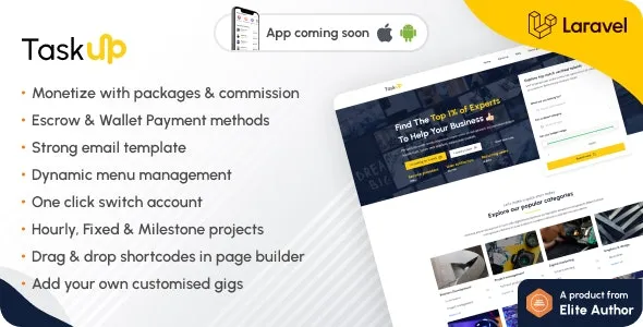 Taskup (v2.4) A Freelance and Service Finder Marketplace