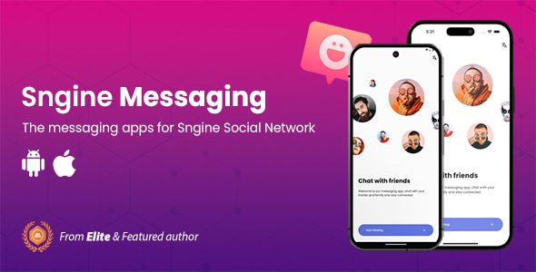 Sngine Messaging Apps for Android & iOS源码下载