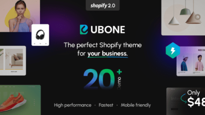 UBONE shopfiy主题下载