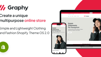 Graphy shopfiy主题下载