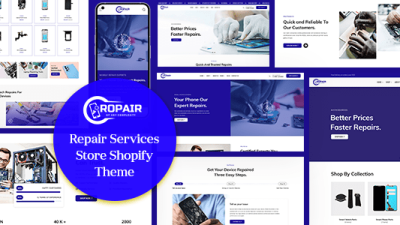 Ropair shopfiy 主题下载