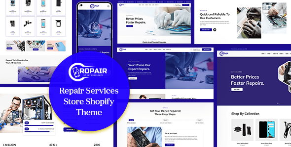Ropair shopfiy 主题下载