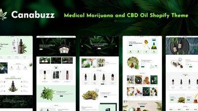 Canabuzz v1.0.0 Medical Marijuana and CBD Oil Shopify Theme [Activated]