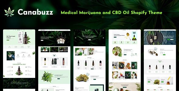 Canabuzz v1.0.0 Medical Marijuana and CBD Oil Shopify Theme [Activated]