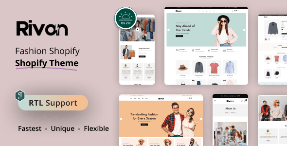 Rivon shopify主题下载