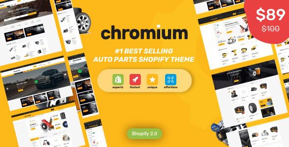 Chromium v5.0 — Auto Parts Shop Shopify Theme