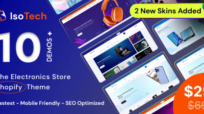 Isotech shopify主题下载