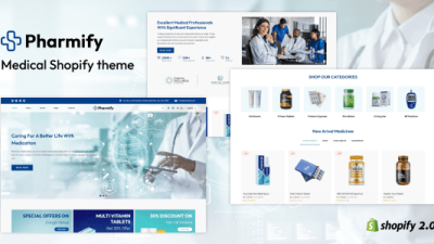 Pharmify shopify主题下载