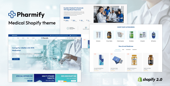 Pharmify shopify主题下载