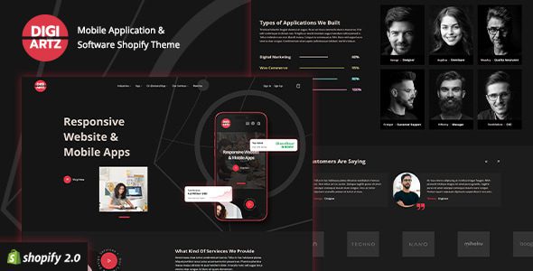 Digiartz shopify主题下载