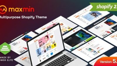 MAXMIN v5.0.4 Dropshipping AliExpress Clone Shopify OS 2.0 Theme