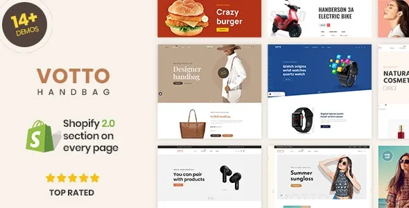 Votto v2.0 The Single product Multipurpose Shopify Theme