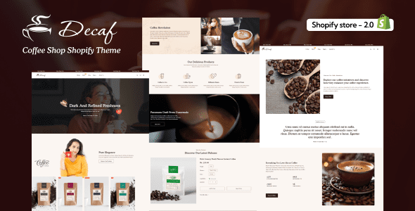 Decaf shopify主题下载