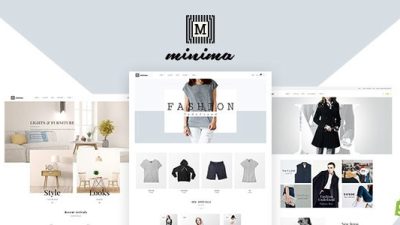 minima shopify主题下载