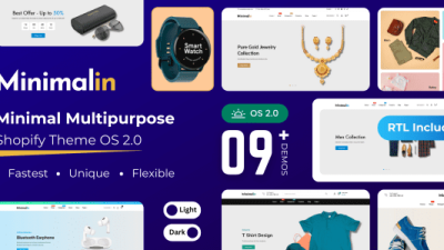 minimalin shopify主题下载