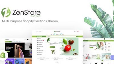 Zenstore shopify主题下载