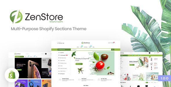Zenstore shopify主题下载