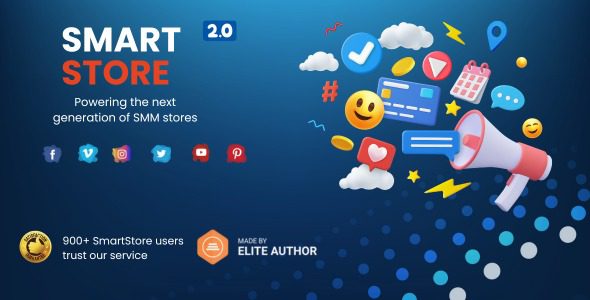SmartStore - SMM Store Script v2.0