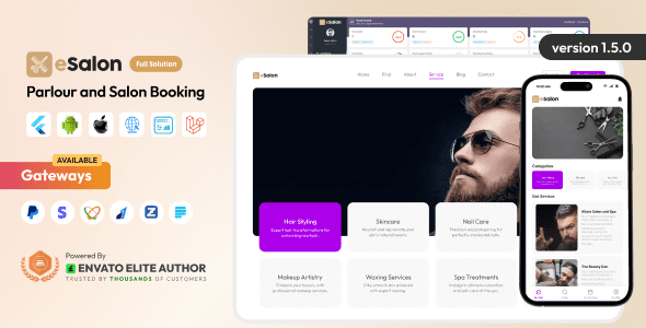 eSalon app源码下载