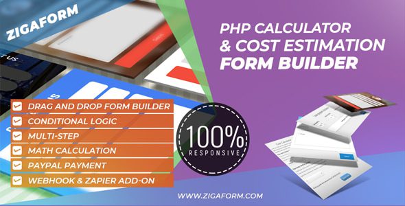 Zigaform PHP Calculator & Cost Estimation Form Builder源码下载
