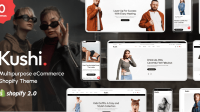 Kushi shopify主题下载