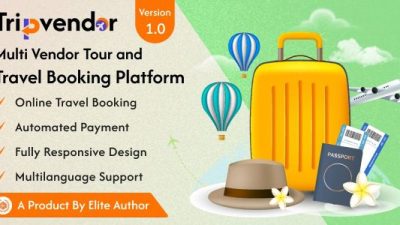 TripVendor v1.0 - Multi Vendor Tour And Travel Booking Platform