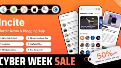 Incite News App v3.0 Short News App & Web, Blog App with Laravel Admin Panel for Android & iOS
