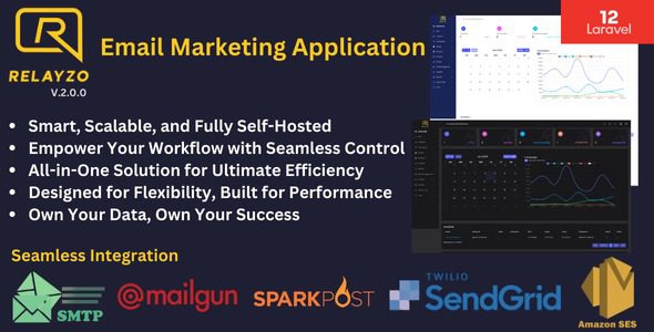 Relayzo v3.9.0 Email Marketing Application [Activated]