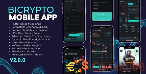 Bicrypto Mobile v5.0.0 – Fully Native Flutter Mobile App for Bicrypto