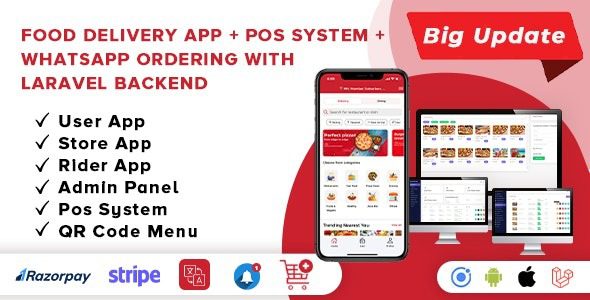 Food Delivery App v3.3.0 A Complete Ready to Use MultiStore Mobile App(Android, ios) + Website