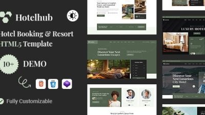 Hotelhub v1.0 – Hotel Booking & Travel Resort HTML5 Template