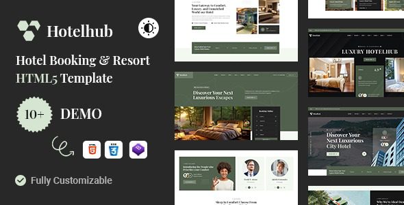 Hotelhub v1.0 – Hotel Booking & Travel Resort HTML5 Template